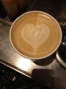 practising my valentines 'latte art'!!